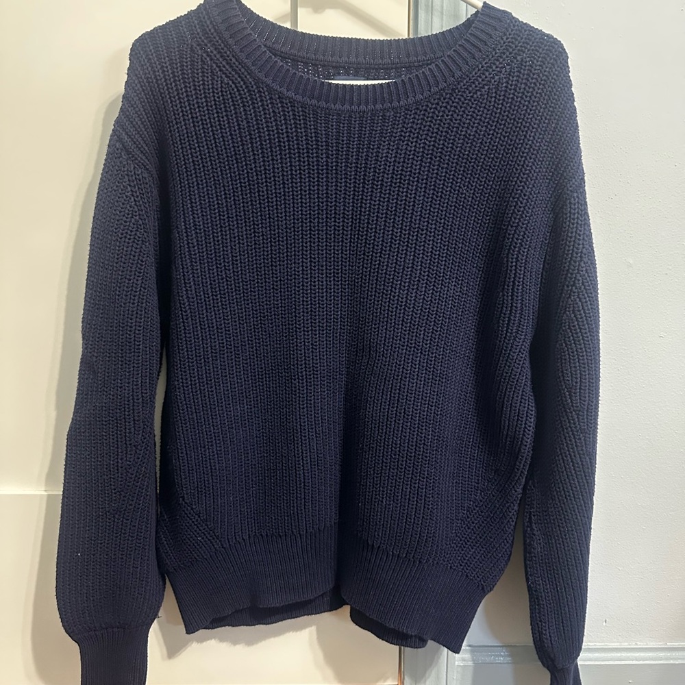 GAP Navy Blue Women's Crew Neck Sweater